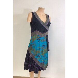 Batik Caribe Dress Floral Hawaiian Womens XL New